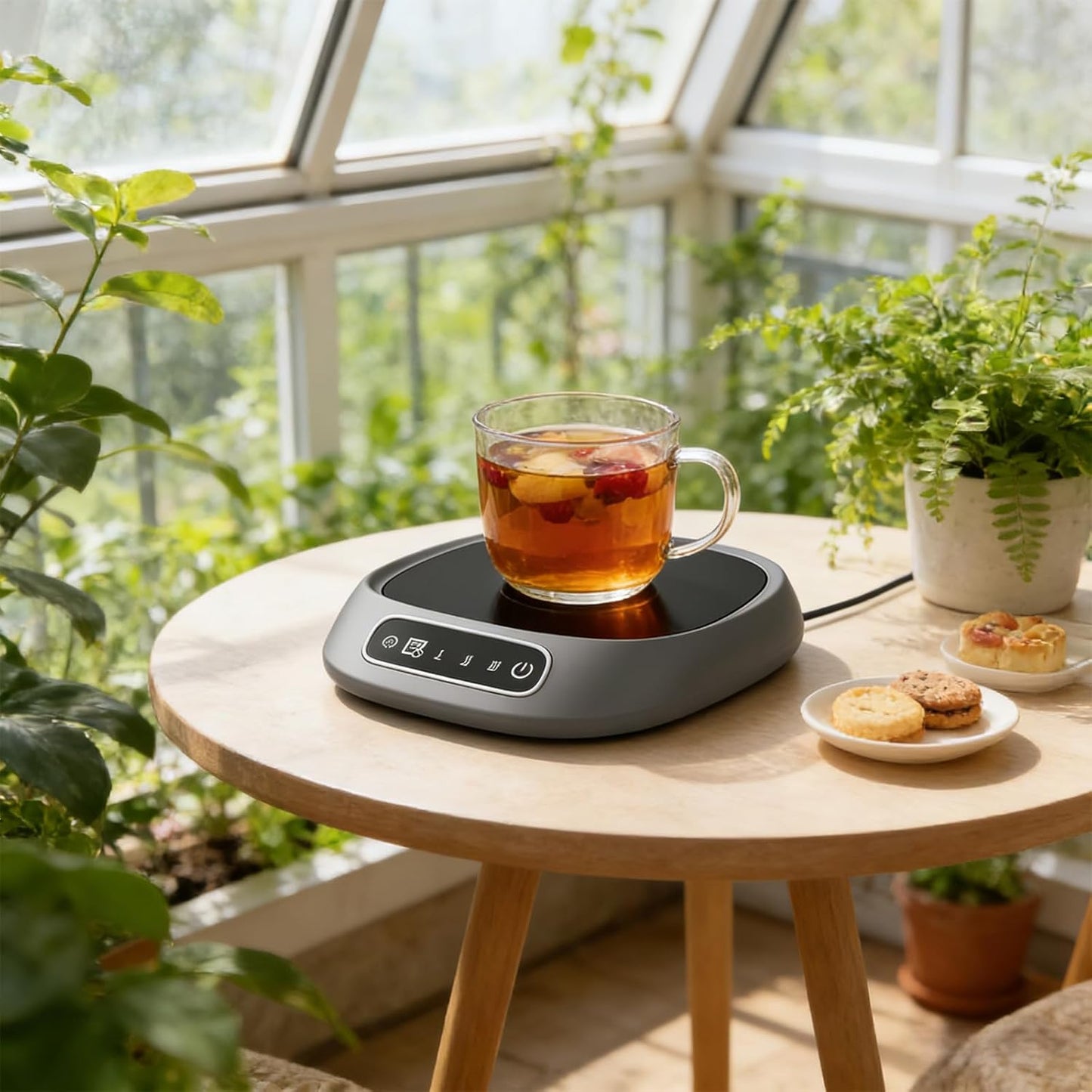 Electric Coffee Mug Warmer Desk Accessory with 3 Temperature Settings in NEW