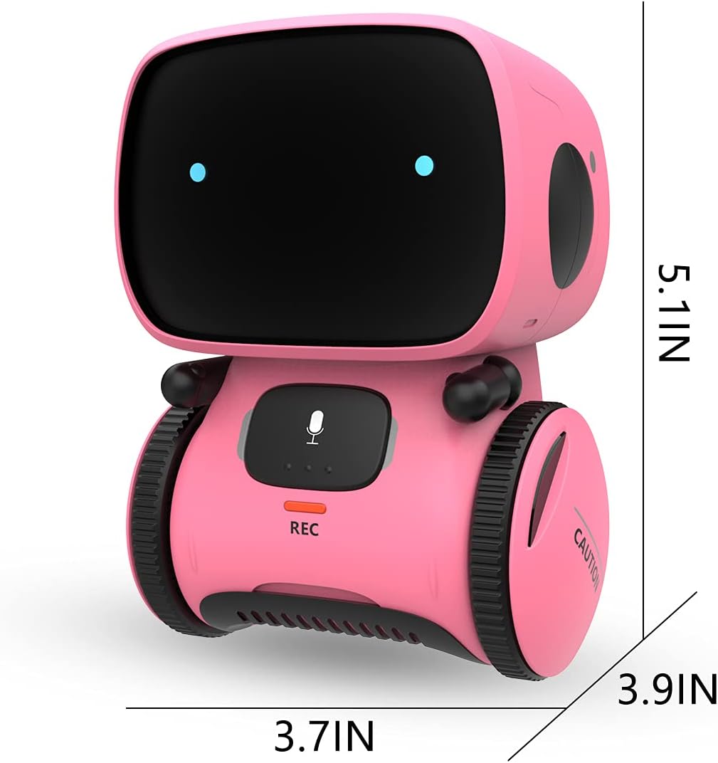 Educational Robots Sing Speak Dance Walk in Circle Pink Size 9.4 x 9.91 DEMO