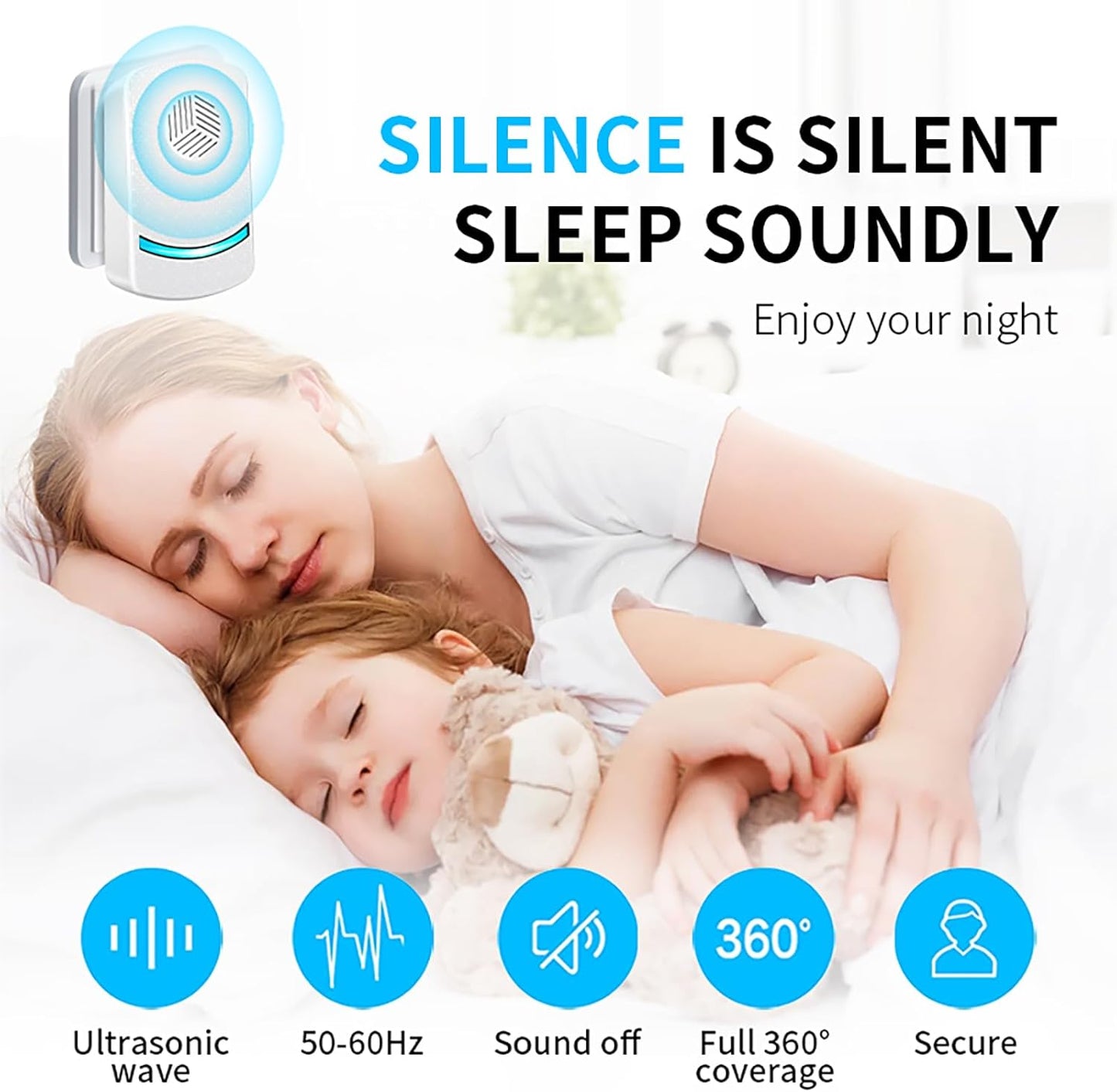 Ultrasonic Pest Repeller Plug-In Rodent Repellent for Indoor Control DEMO