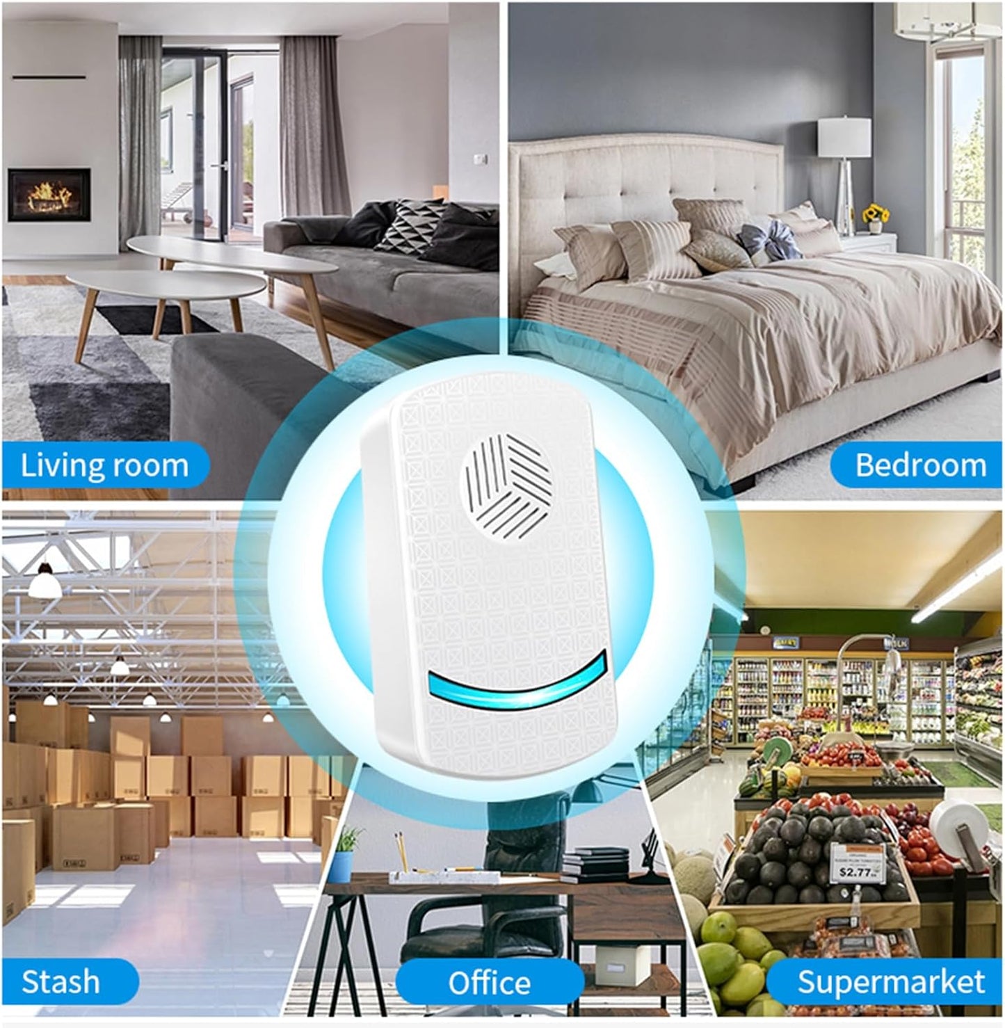 Ultrasonic Pest Repeller Plug-In Rodent Repellent for Indoor Control DEMO