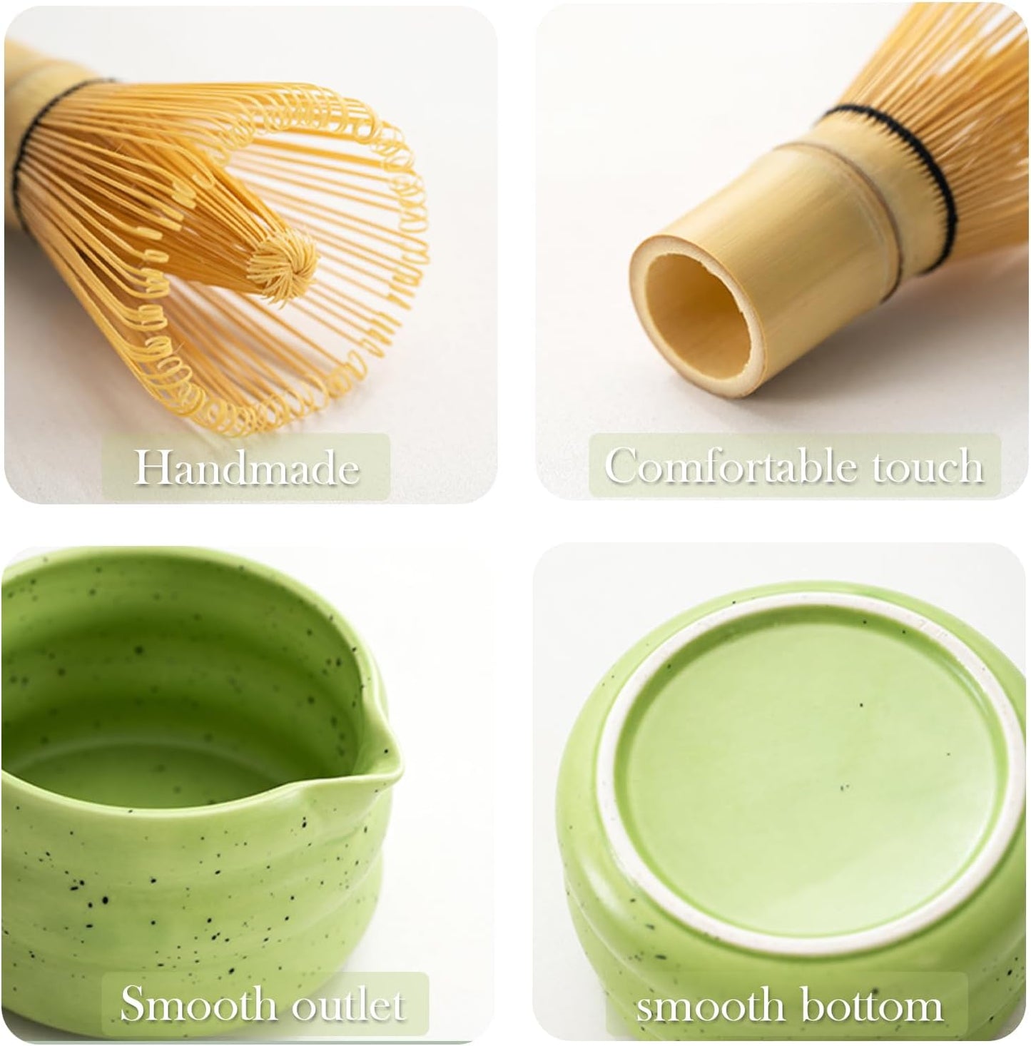 Premium 7-Piece Tea Sets Japanese Matcha Tea Set Household Kit - Green NEW