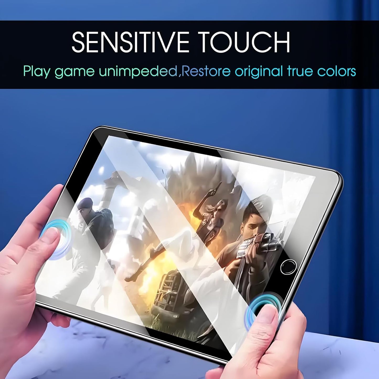 10.2" iPad Screen Protector Tempered Glass Clear Shield for 9th 8th 7th DEMO