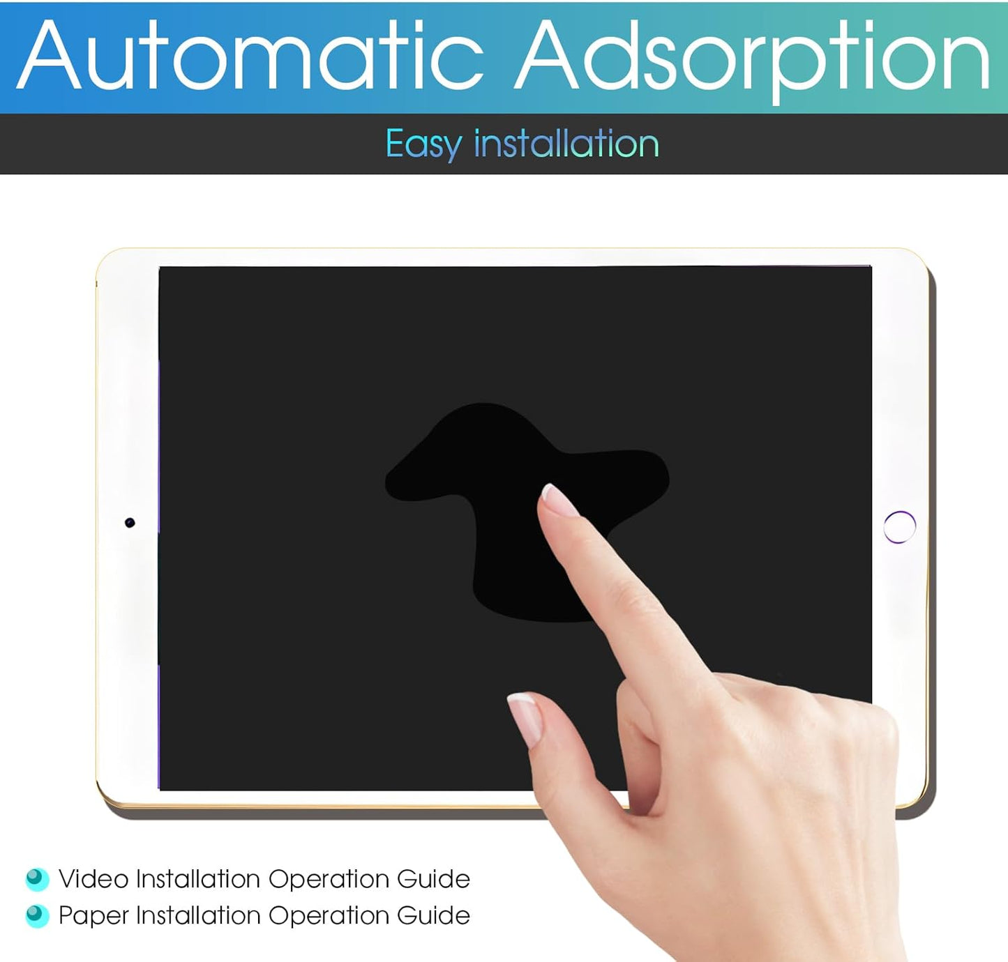 10.2" iPad Screen Protector Tempered Glass Clear Shield for 9th 8th 7th DEMO