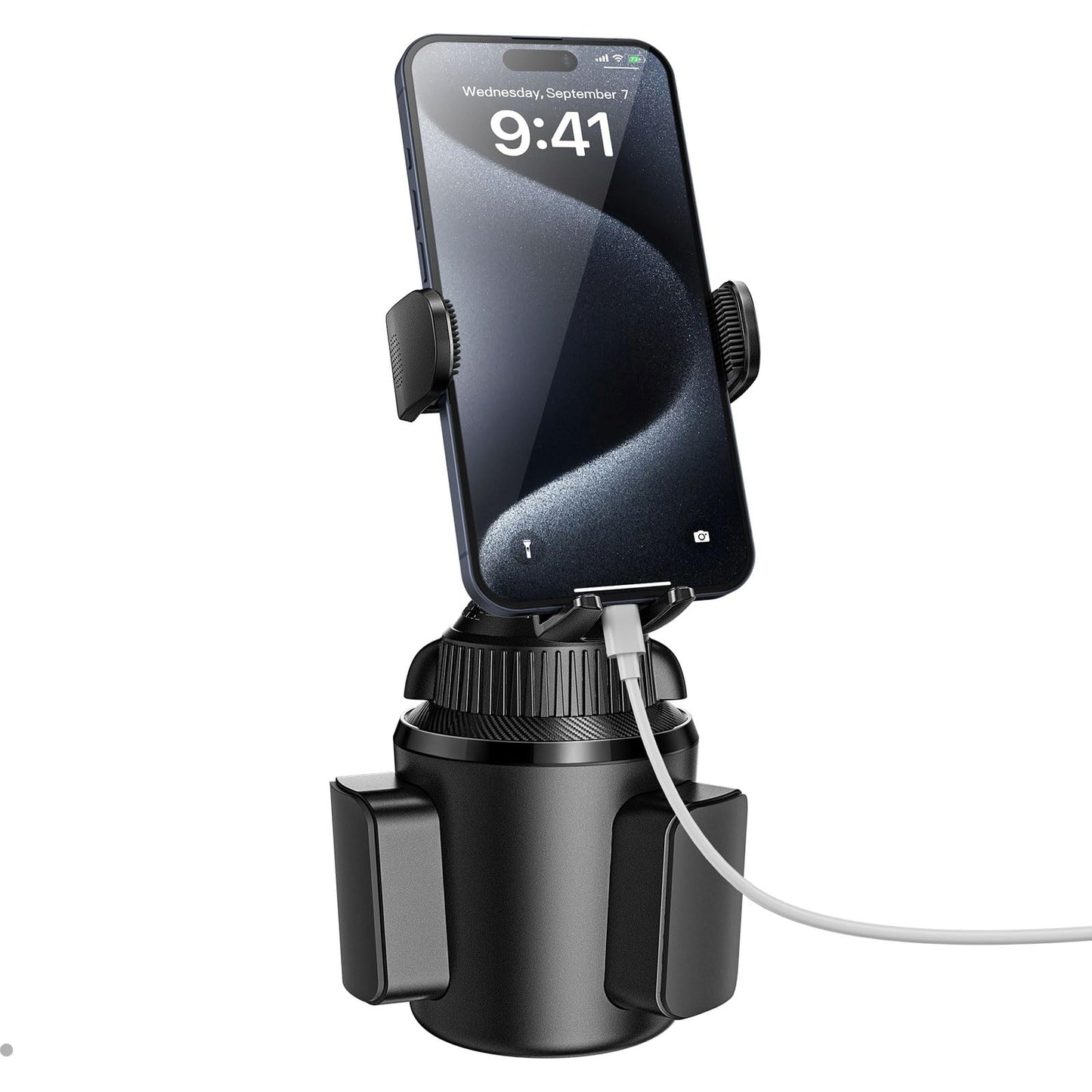 APPS2Car Universal Automobile Accessories Car Cup Phone Holder 360° Swivel NEW