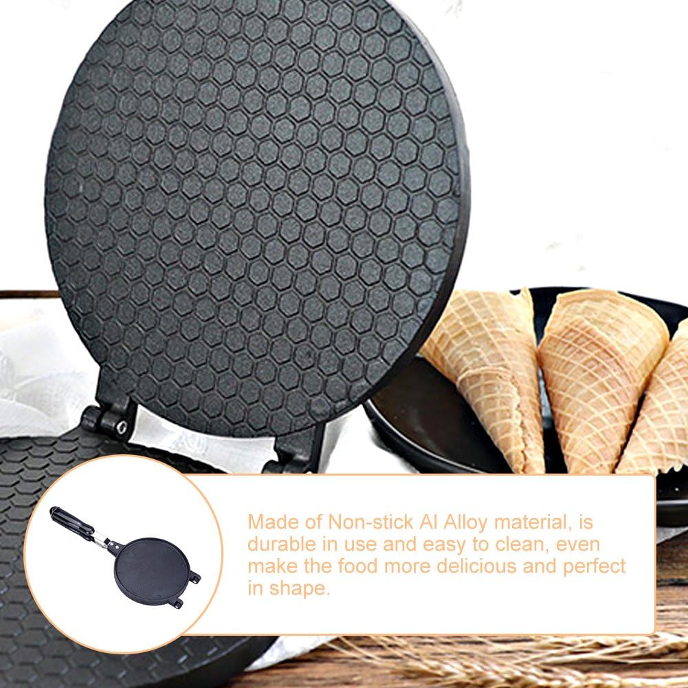 Electric Nonstick Waffle Maker Hot Plate Cooktop Speciality Appliance Black NEW