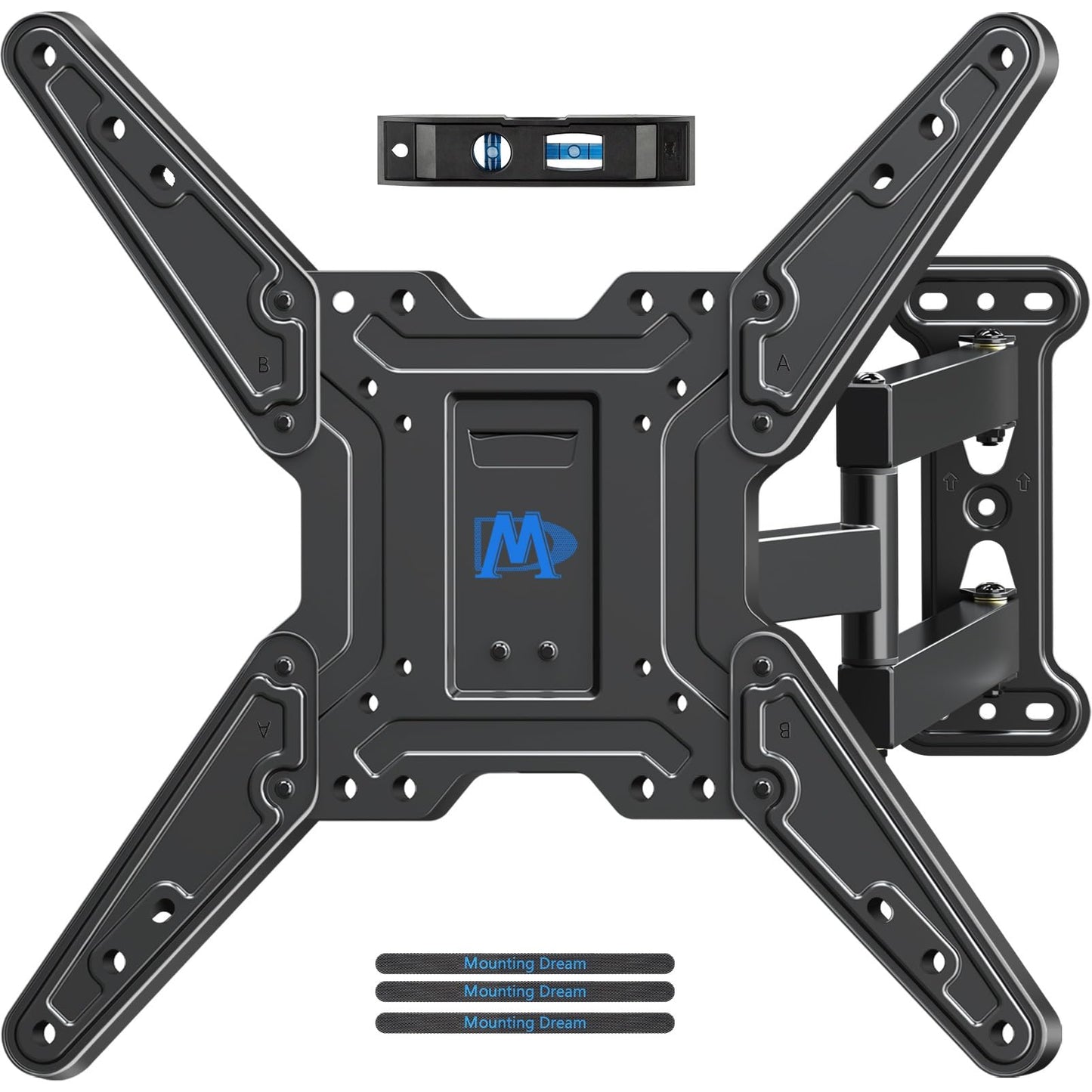 Mounting Dream TV Wall Mount Bracket - Black, Perfect Center Design, Sturdy DEMO