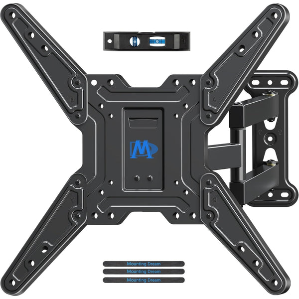 Mounting Dream TV Wall Mount Bracket - Black, Perfect Center Design, Sturdy DEMO