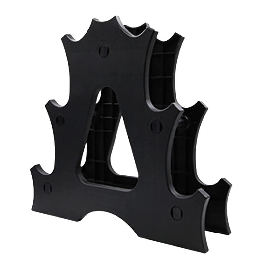 PROIRON 3-Level Dumbbells Dumbbell Holder Stand Organizer - Black Plastic DEMO