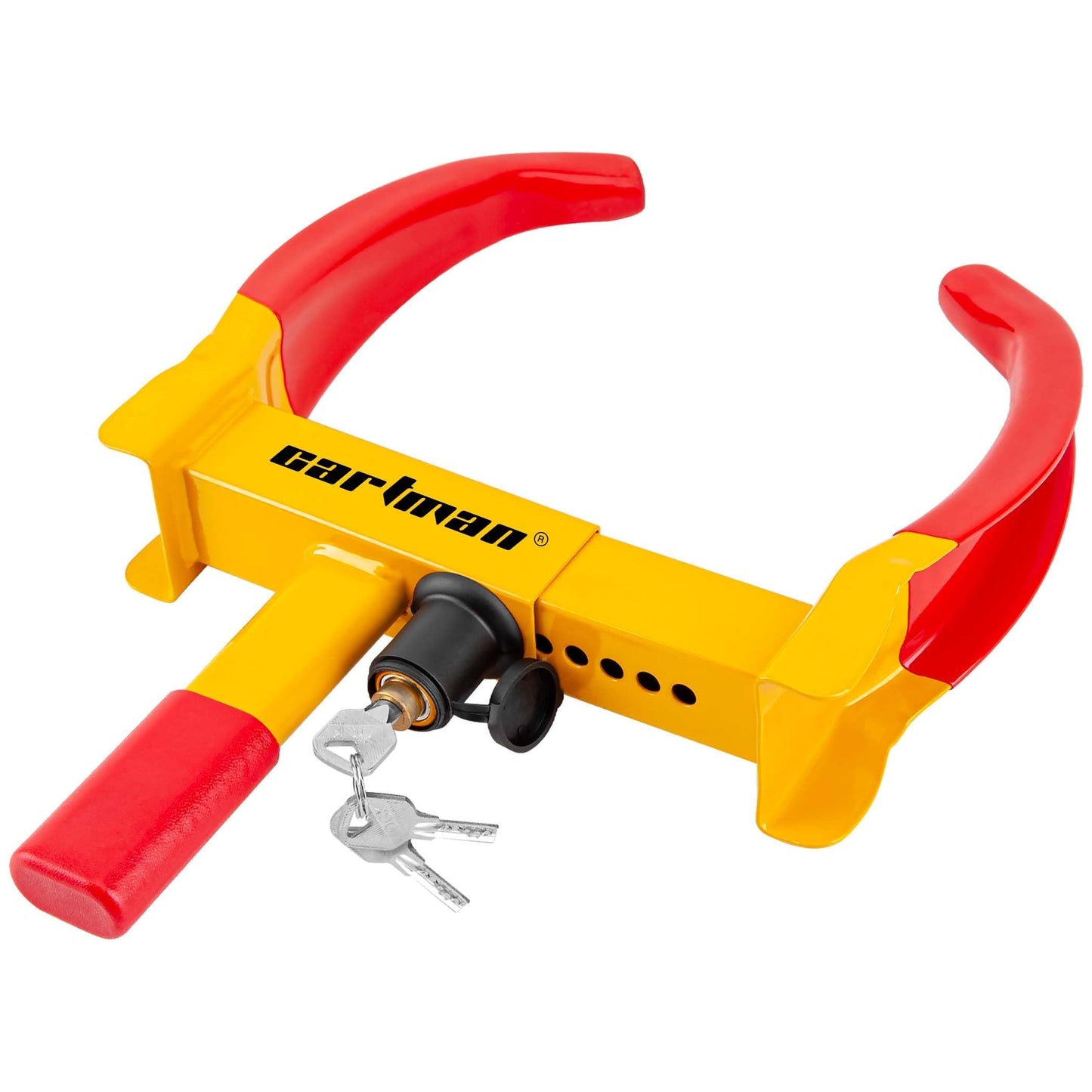 CARTMAN Heavy Locking Devices Duty Trailer Lock Wheel Clamp Universal NEW