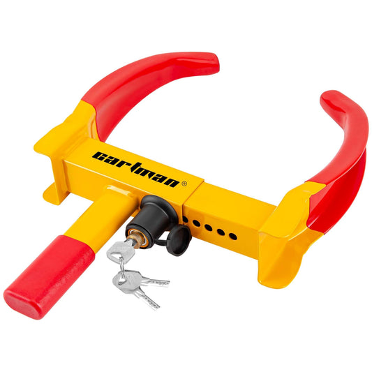 CARTMAN Heavy Locking Devices Duty Trailer Lock Wheel Clamp Universal NEW