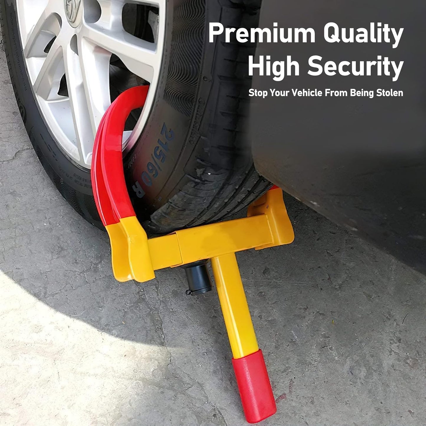 CARTMAN Heavy Locking Devices Duty Trailer Lock Wheel Clamp Universal NEW
