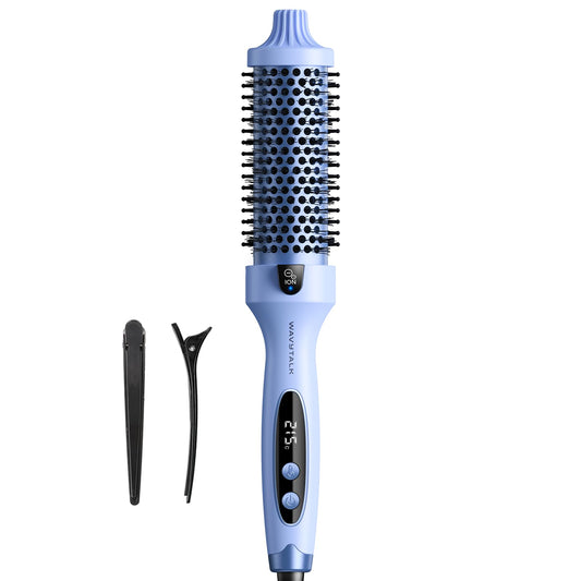 wavytalk Ionic Round Heated Hot Brush for Blowout Boost and Thermal Styling NEW