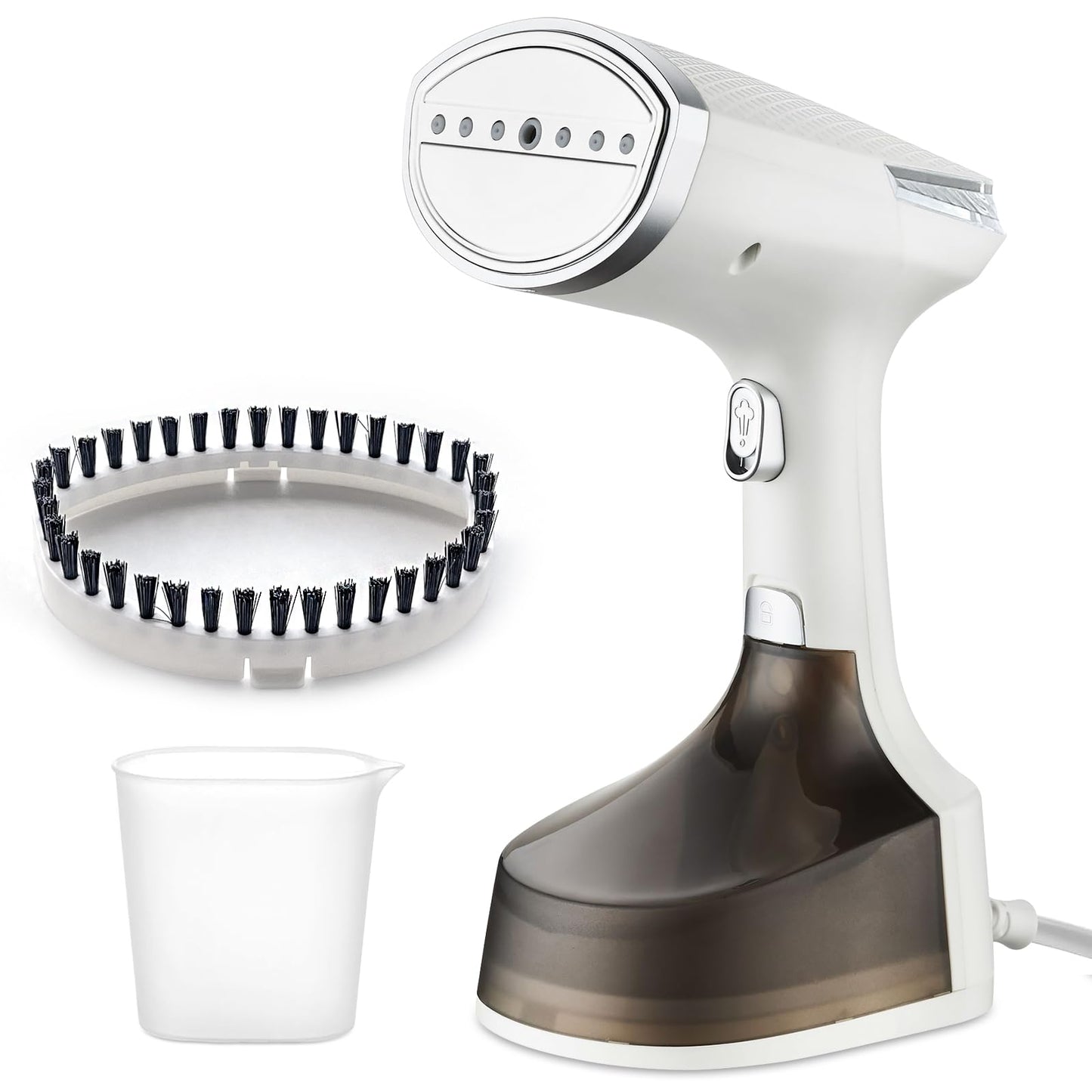 Handheld Garment Steamer Iron 1500W Fast Heat Portable Travel White 300ml NEW