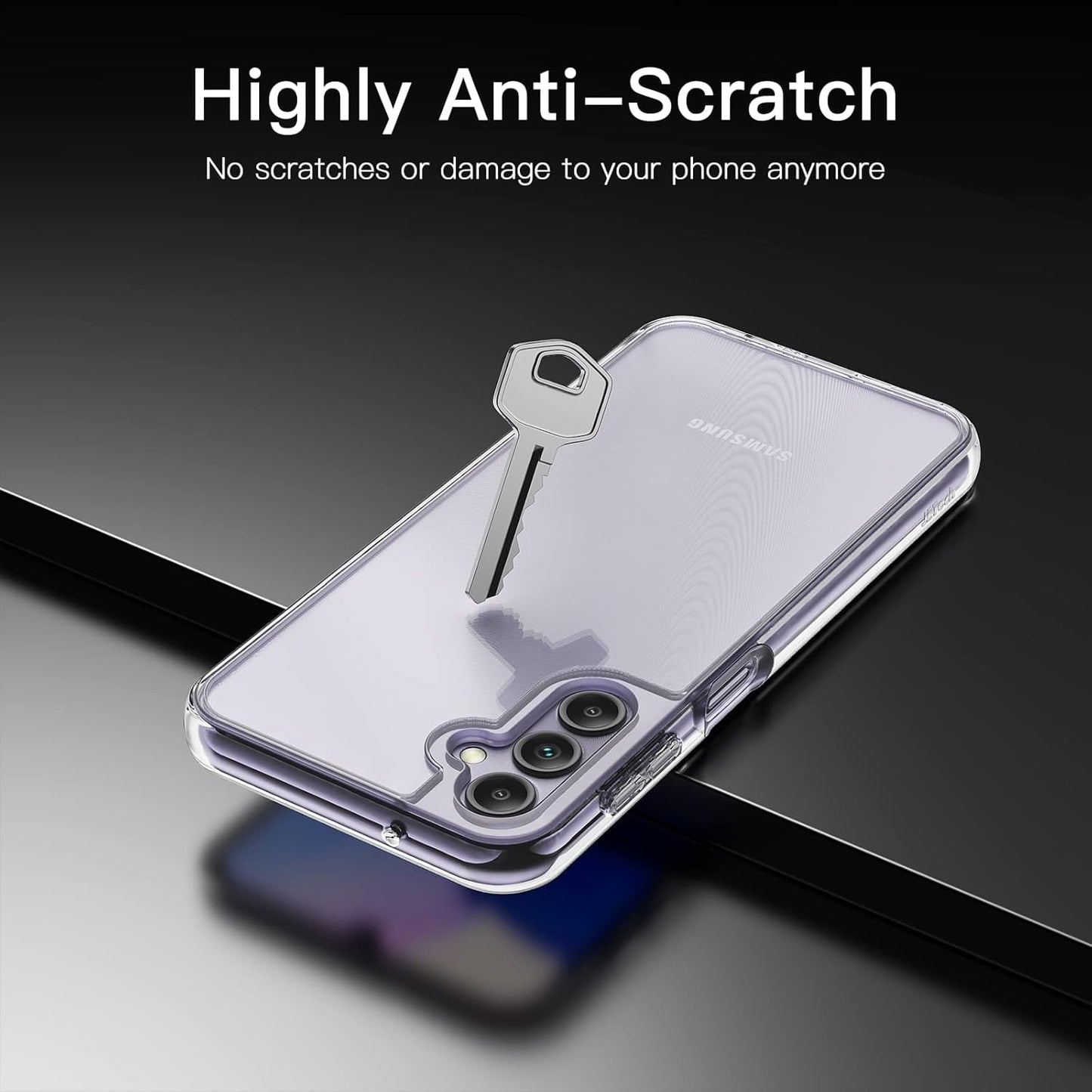 JETech Clear Phone Case for Samsung Galaxy A14 5G 6.6-Inch Smartphone NEW