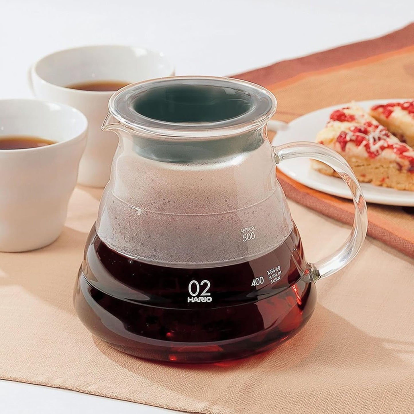 HARIO V60 Clear Range Server Coffee Maker, 800ml Capacity, Specialty Brewer NEW