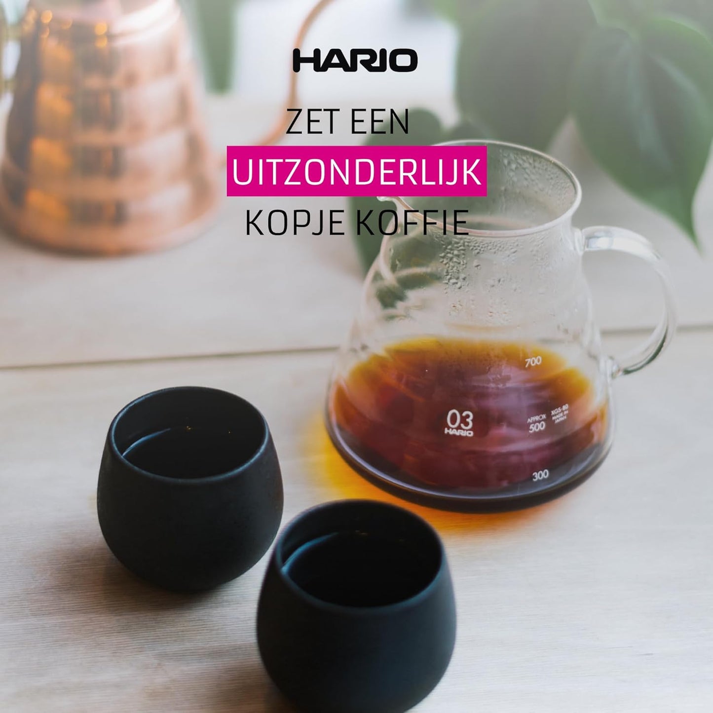 HARIO V60 Clear Range Server Coffee Maker, 800ml Capacity, Specialty Brewer NEW