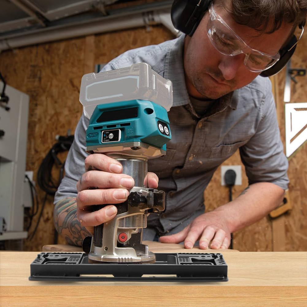 Adjustable Black Door Hinge Jig Mortiser Installation Tool for DIY Home NEW
