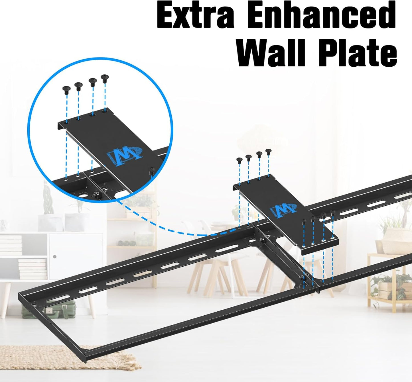 Mounting Dream TV Wall Mount Bracket for 42-90 Inch Flat Screen TVs Black NEW