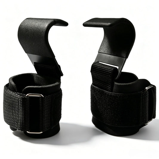VALEO Nylon Weight Lifting Hooks Straps with Hand Grip Support, One Size DEMO