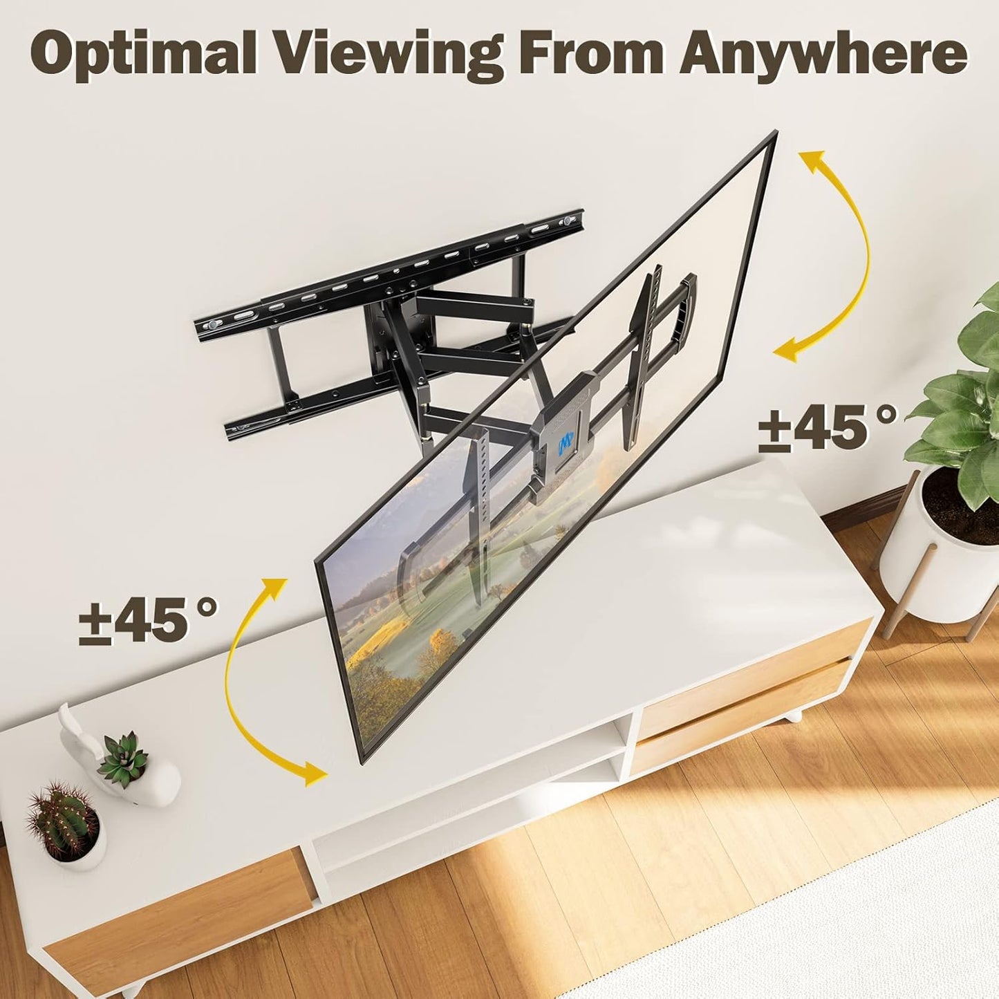 Mounting Dream Full Motion TV Wall Mount for 42-84 Inch TVs up to 100 lbs DEMO