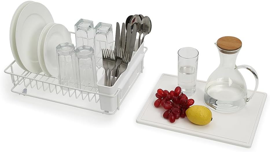 SunnyPoint Stainless Steel Dish Drying Rack with Diatomaceous Earth Size NEW