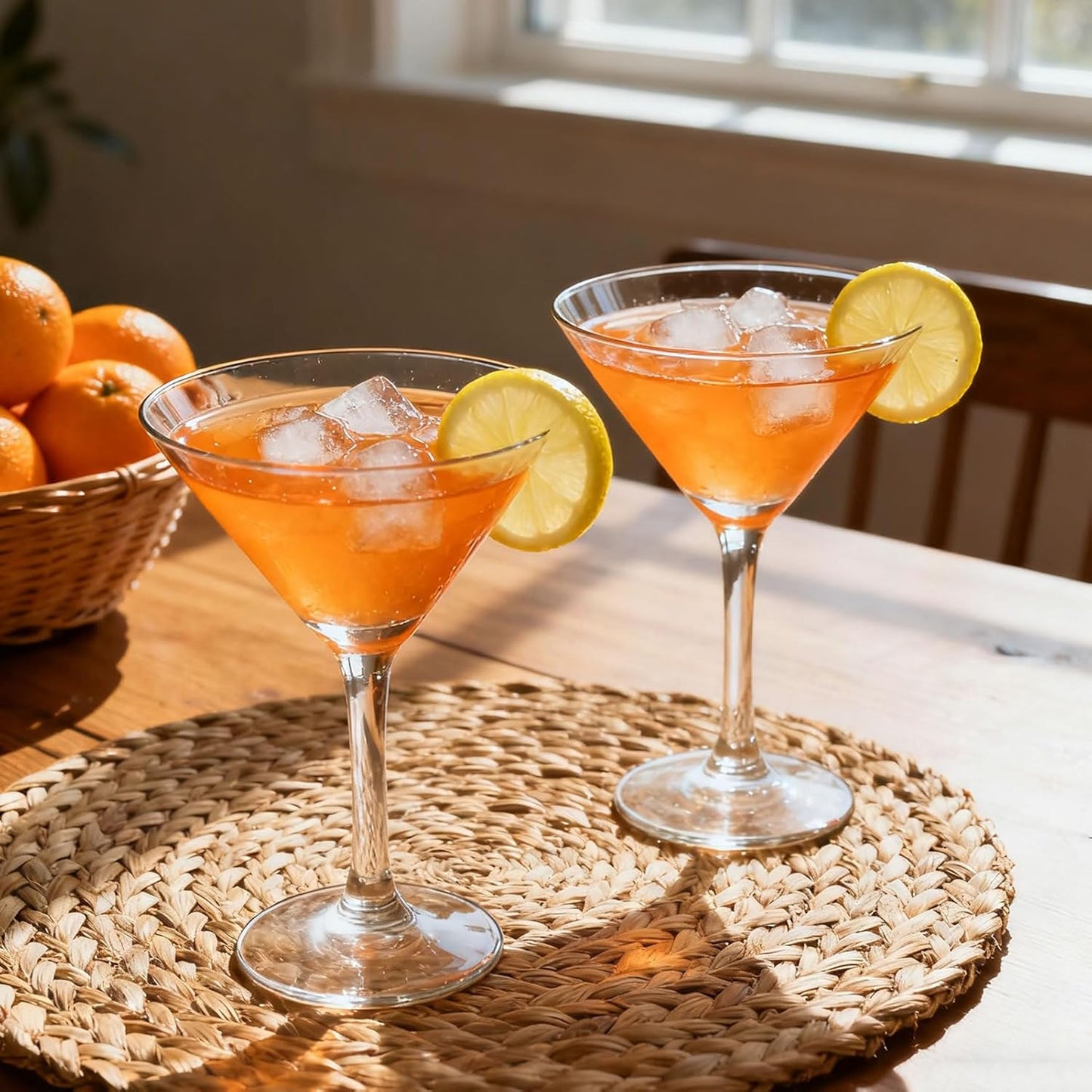 Dylvan Classic Clear Martini Glasses, 110ml Cocktail Drinking Glasses Size NEW