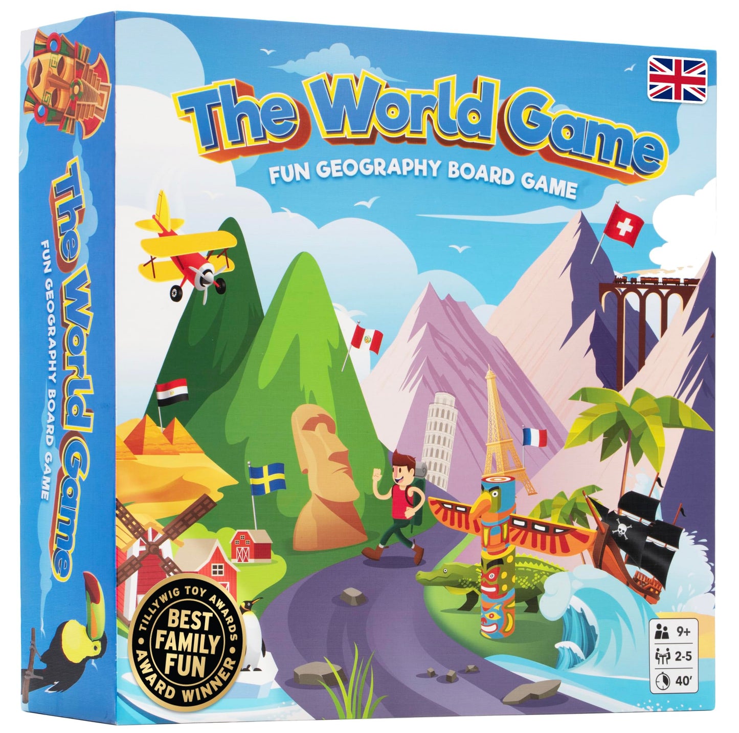 The World Game Multi-Colour Educational Board for Kids & Adults Size One NEW