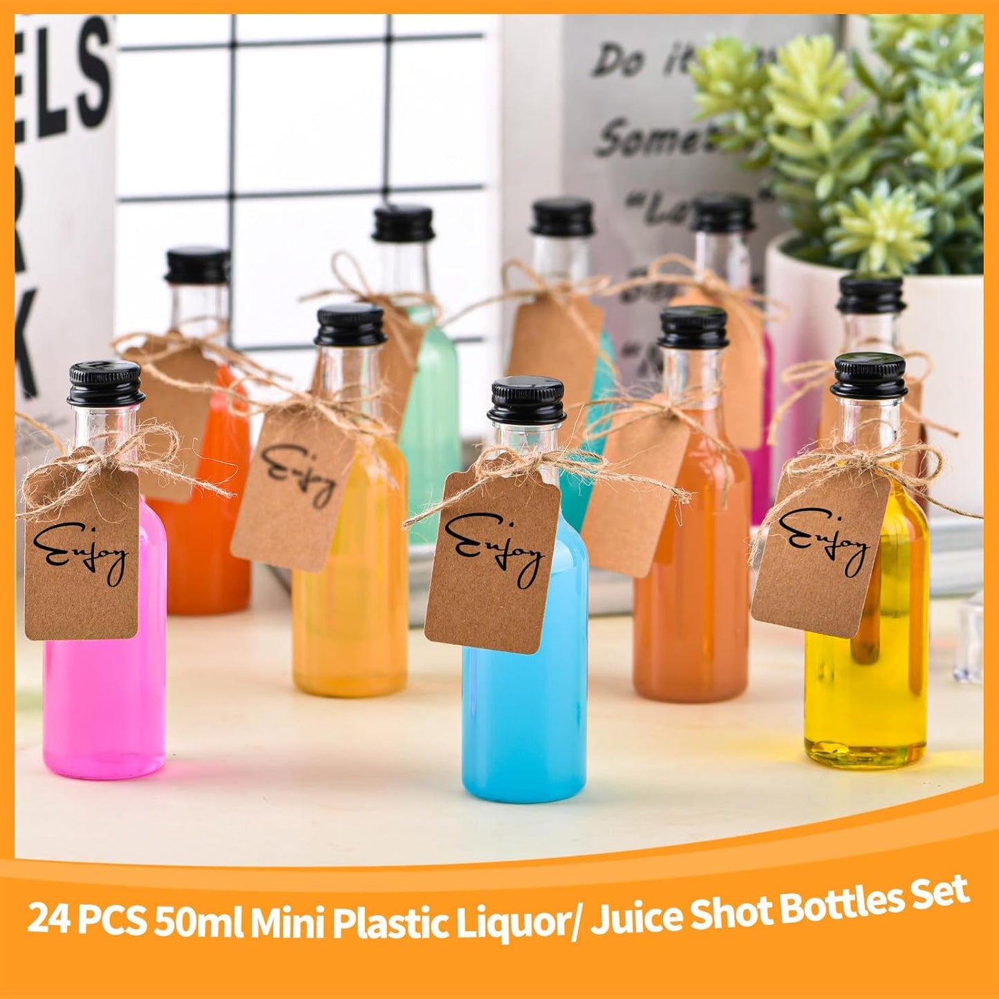 50ml Clear Plastic Food Storage Containers, Pack of 24 - Reusable BPA-Free NEW