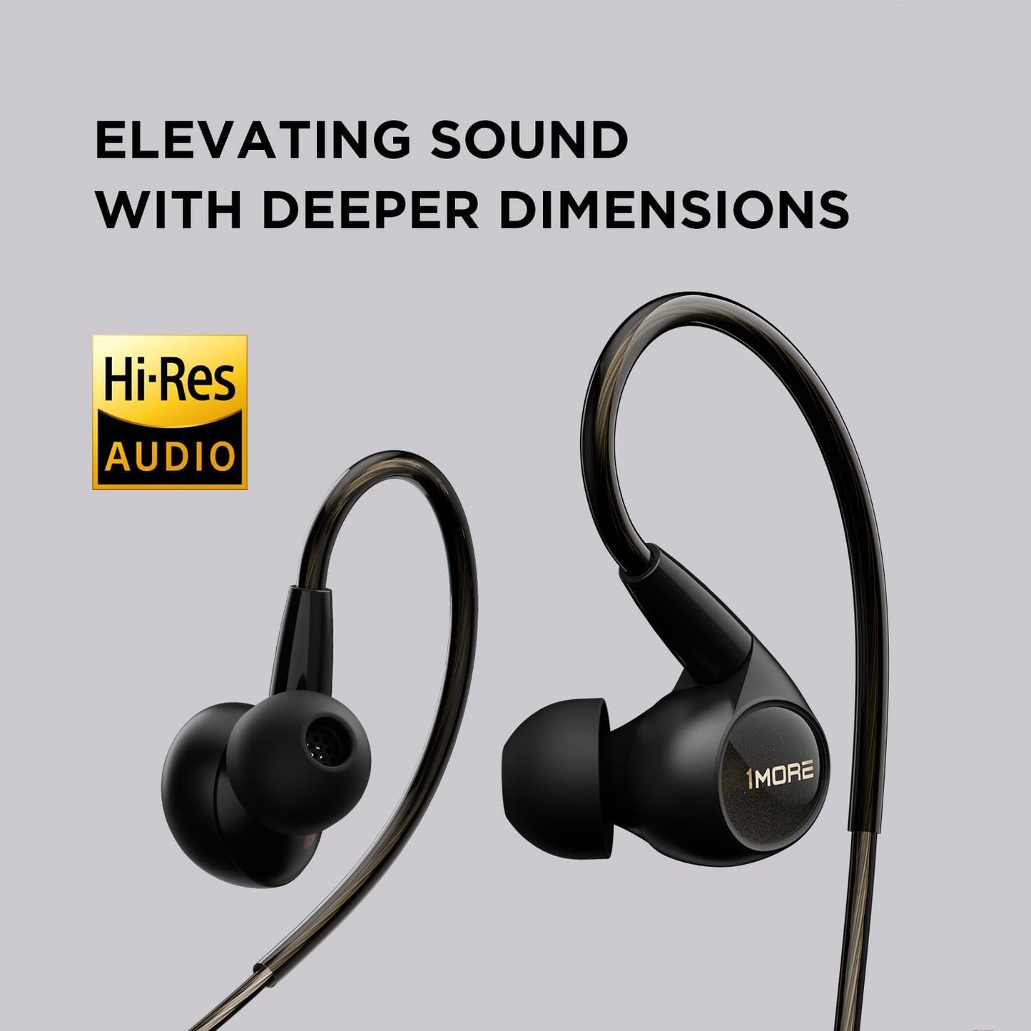 1MORE Penta Driver Wired Hi-Res In-Ear Headphones, Black Premium Audio NEW