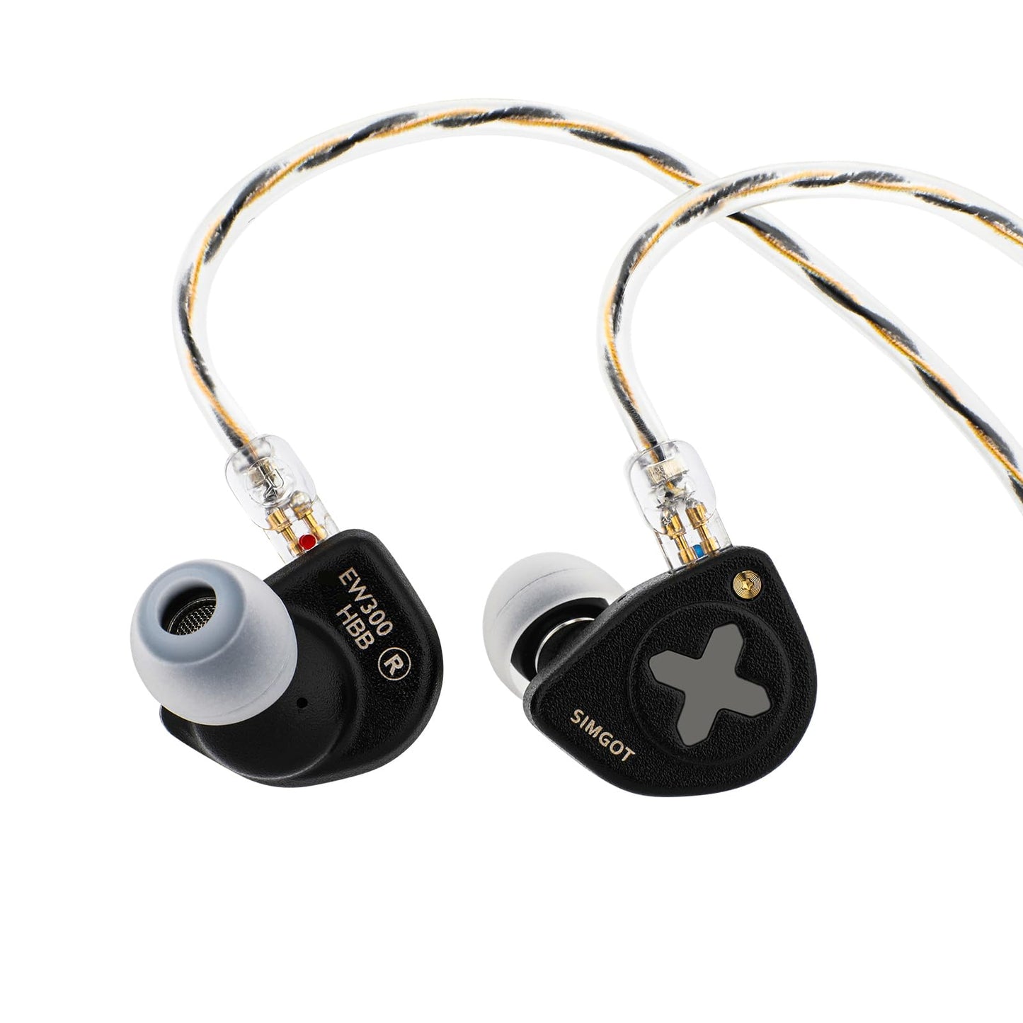 Linsoul Hybrid Driver Wired In-Ear Headphones for Immersive Audio in Black NEW