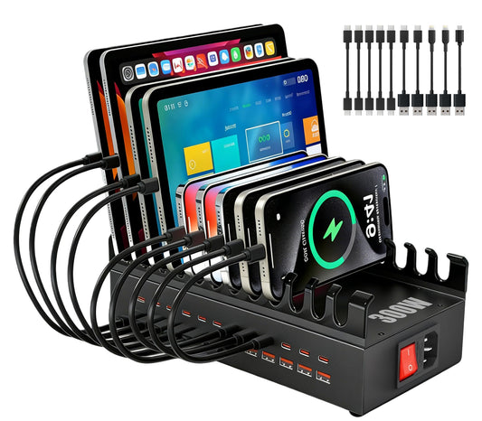 General 300W Mains Chargers 24-Port USB-C Charging Station for Laptops, DEMO