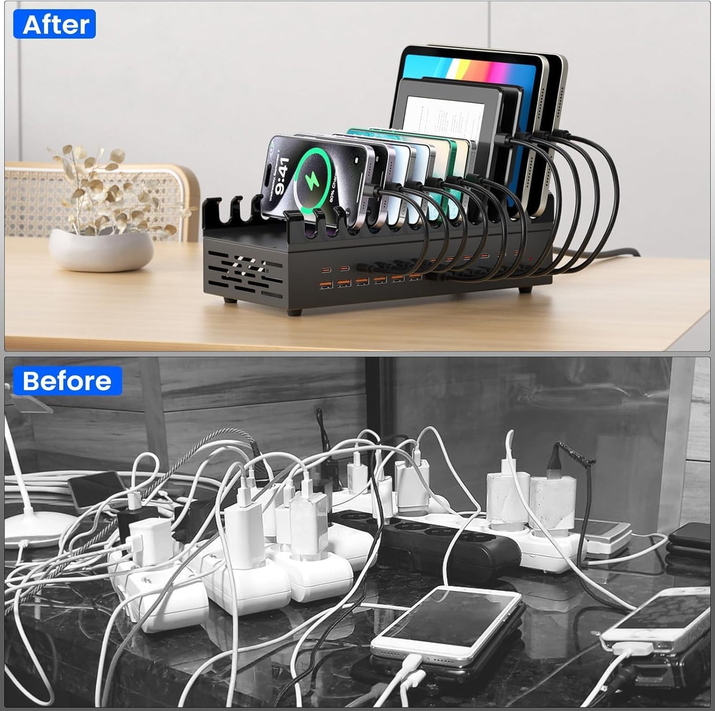 General 300W Mains Chargers 24-Port USB-C Charging Station for Laptops, DEMO