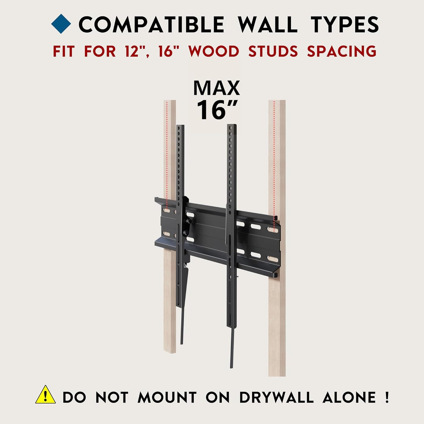 BONTEC Ultra Slim TV Wall Mount Bracket for 23-60 Inch LCD LED TVs Low NEW