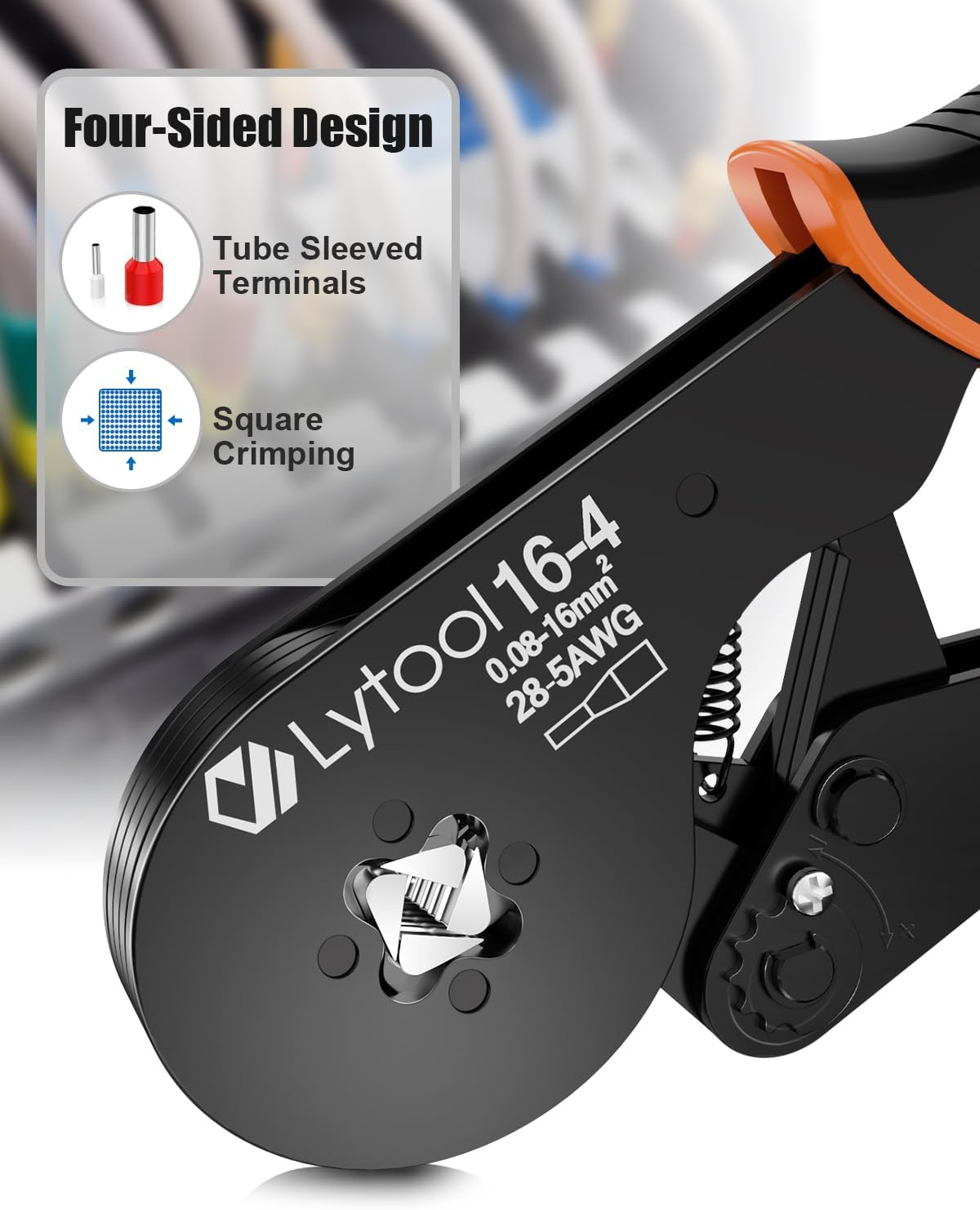 Lytool Ferrule Hand Tools Crimping Tool Kit 0.08-16mm² (28-5AWG) Wire NEW