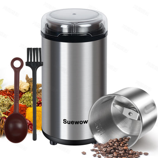 500g Electric Coffee Grinder with 200W Motor and Detachable Bean Spice DEMO