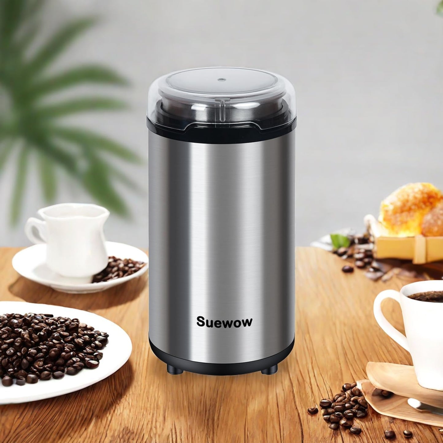 500g Electric Coffee Grinder with 200W Motor and Detachable Bean Spice DEMO