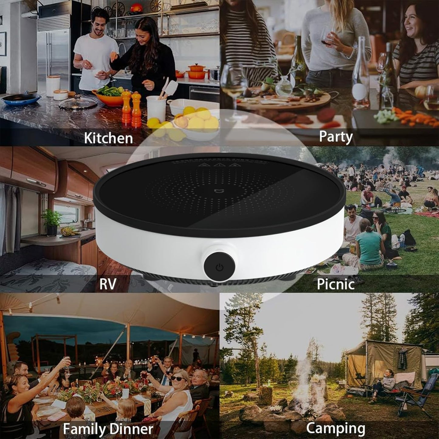 XIAO MI MIJIA Portable Induction Cooktop Electric Cooker 2100W Countertop NEW