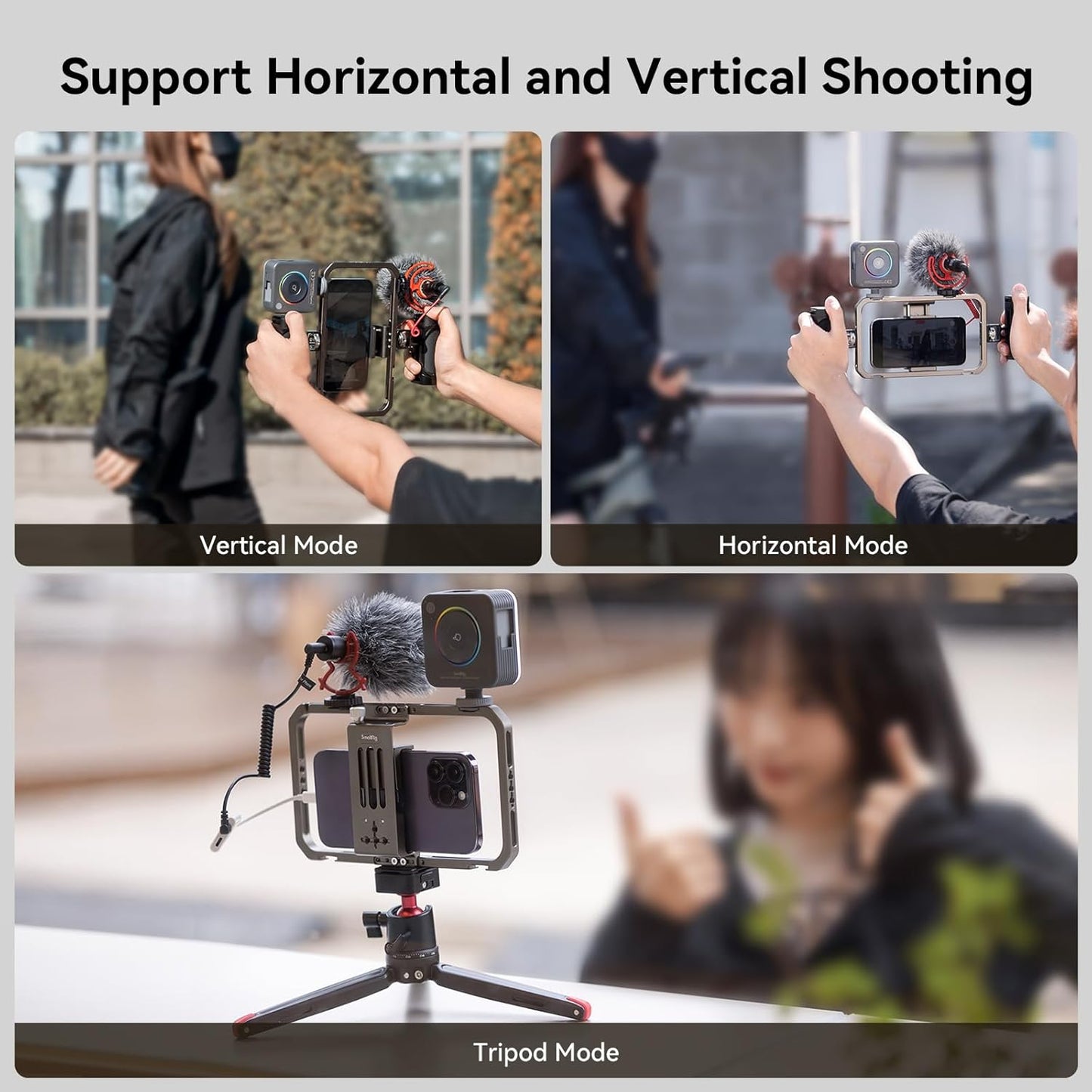 SMALLRIG Handheld Video Rig Kits Stabilizer for Creators, Black NEW