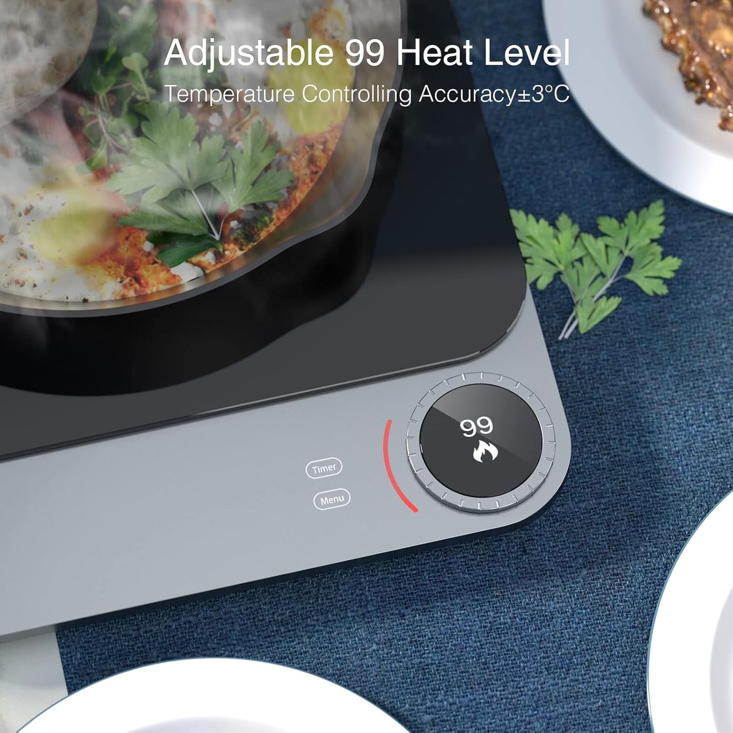 TOKIT Portable Induction Hob Pro 2100W Electric Countertop Cooktop Burner DEMO