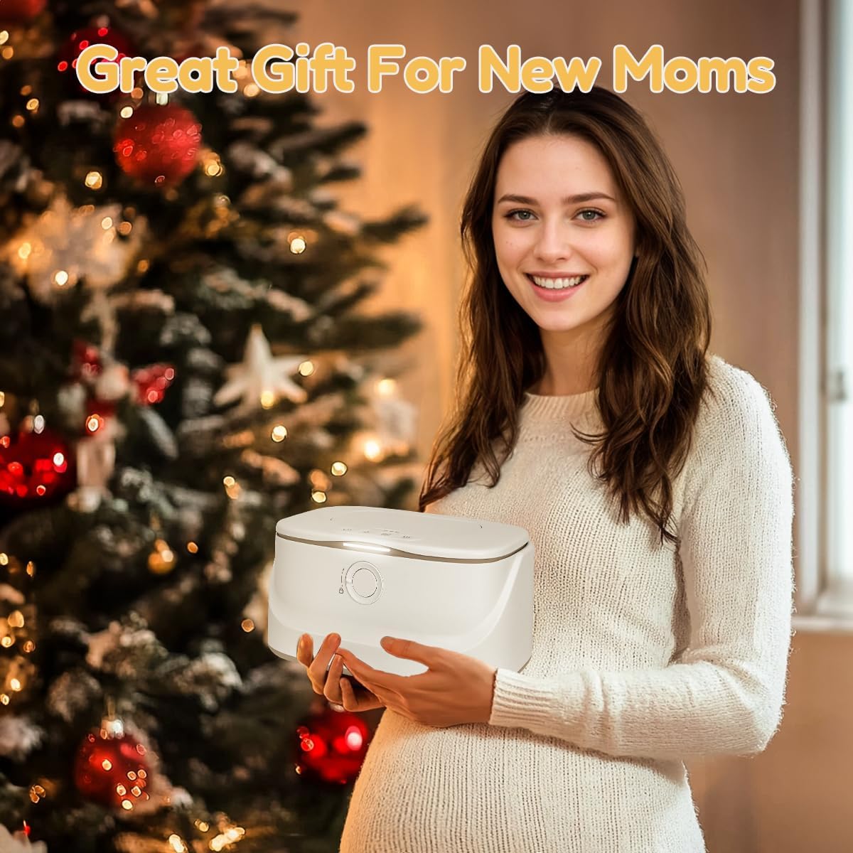 Soft, Gentle Wipe Warmer with Pop-Up Holder - Easily Dispenses Baby Wipes DEMO