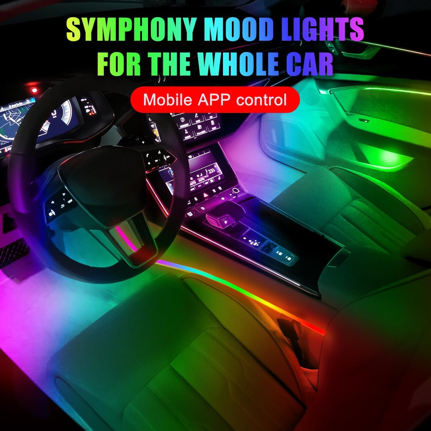 HMYC Multicolor LED Acrylic Fiber Optic Neon Light Kit for Home Decor DEMO
