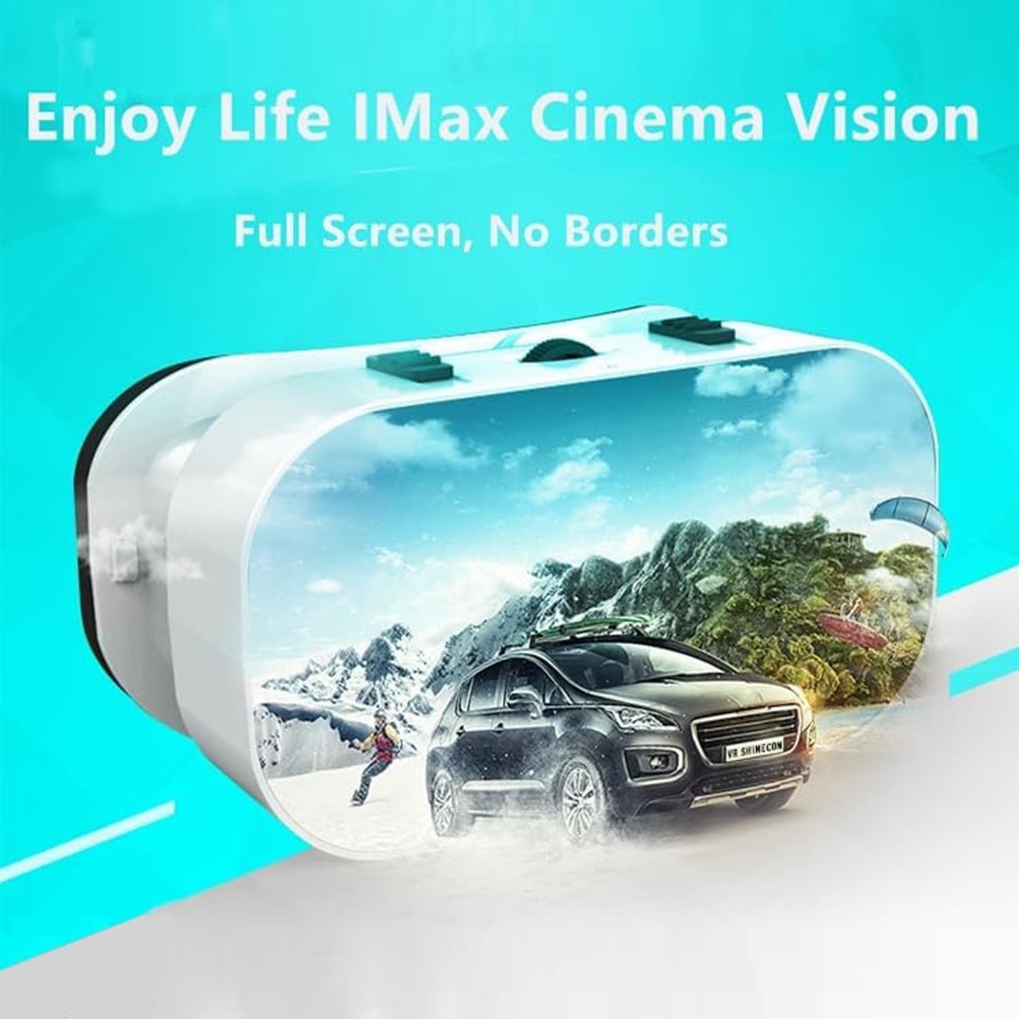 Virtual Reality 3D Glasses for Smartphones - White, VR Headset iPhone DEMO
