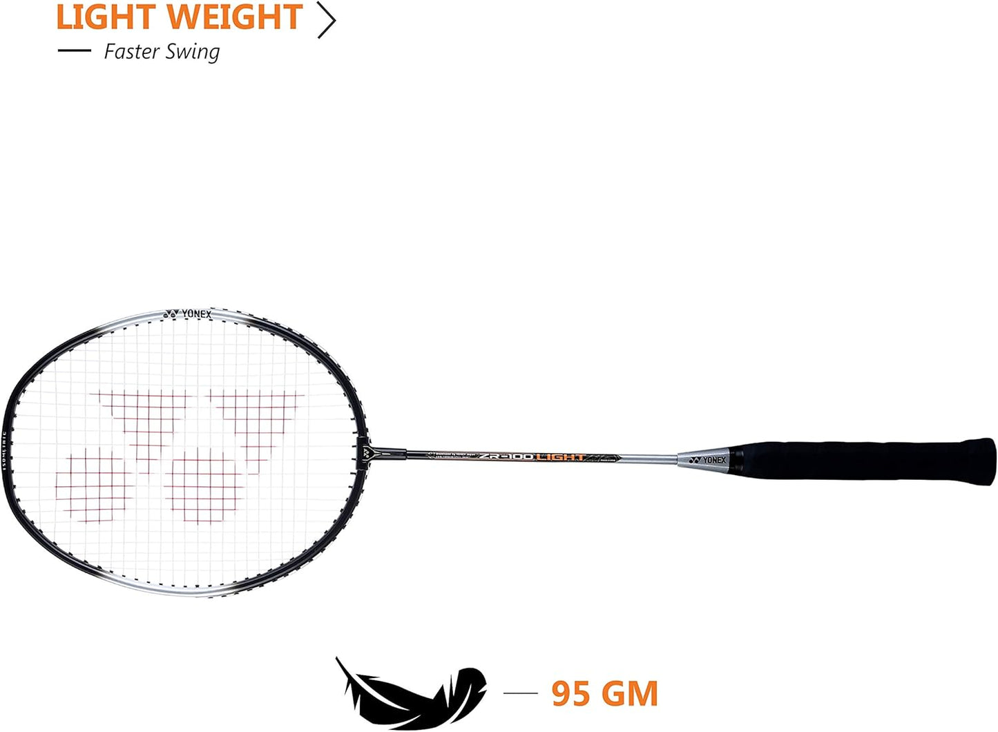 YONEX Lightweight Aluminum Blend Badminton Rackets Set of 2 Multicoloured NEW