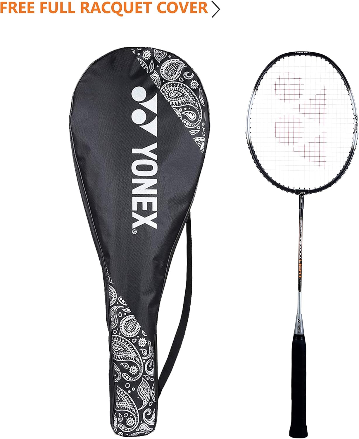 YONEX Lightweight Aluminum Blend Badminton Rackets Set of 2 Multicoloured NEW