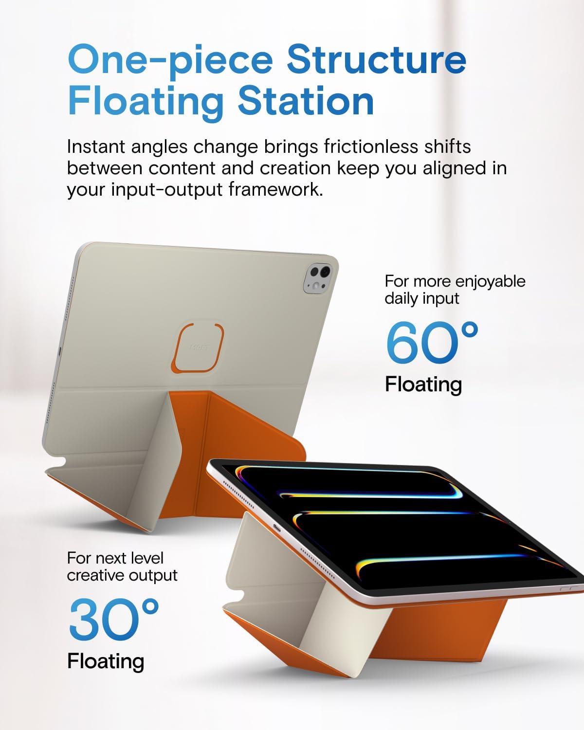 MOFT Slim Cases Magnetic Folio Case for iPad Pro 11-inch Beach White x DEMO