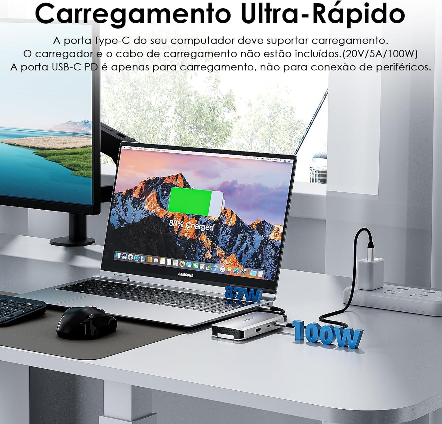WAVLINK USB-C USB Hubs Hub 10Gbps with M.2 SSD, HDMI, 100W PD Charging, DEMO