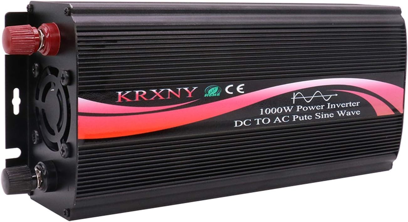 KRXNY 1000W Peak 2000W Power Inverter 24V DC to 240V 50HZ Pure Sine Wave DEMO