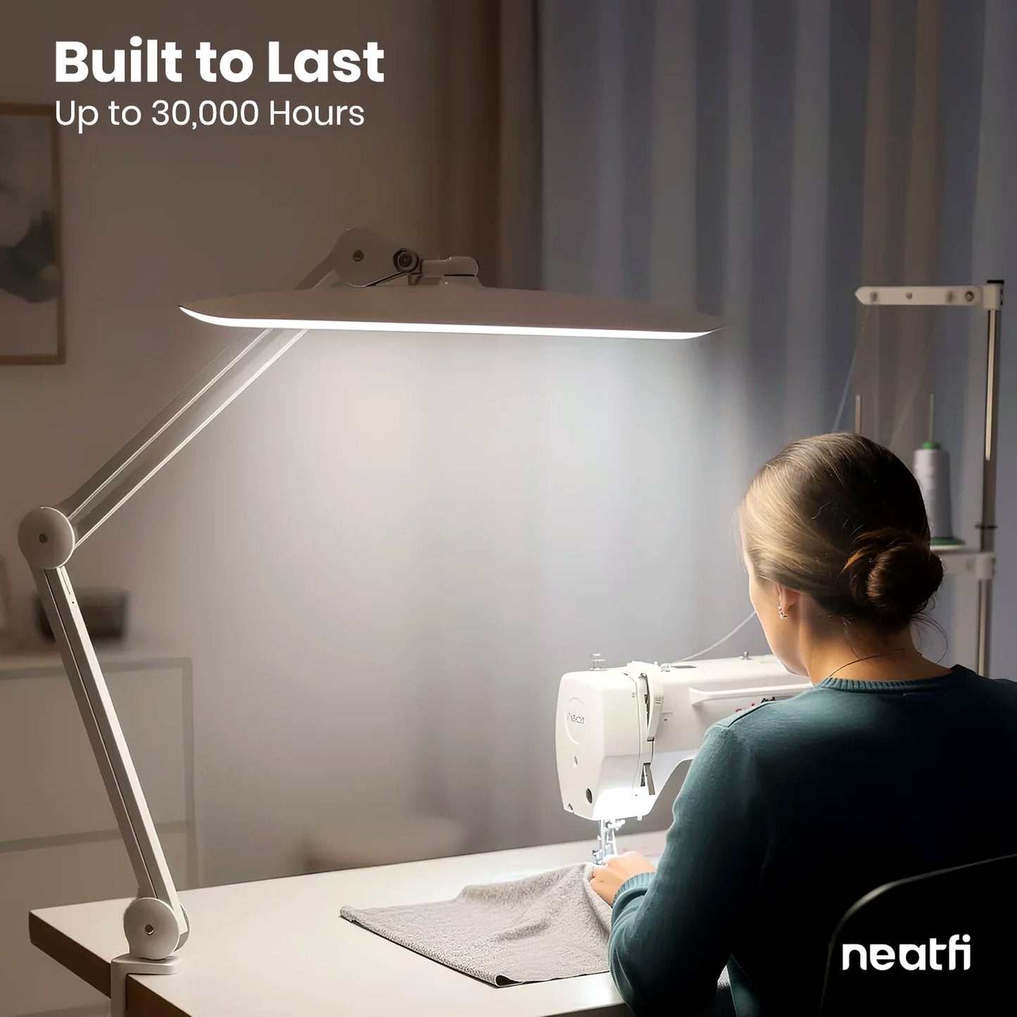 Neatfi 2200 Lumen Ultra-Bright LED Task Lamp for Desk, Bright White DEMO