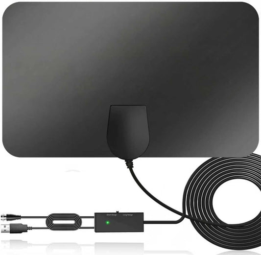 Adjustable Indoor TV Antennas TV Antenna with Signal Booster for Optimal NEW