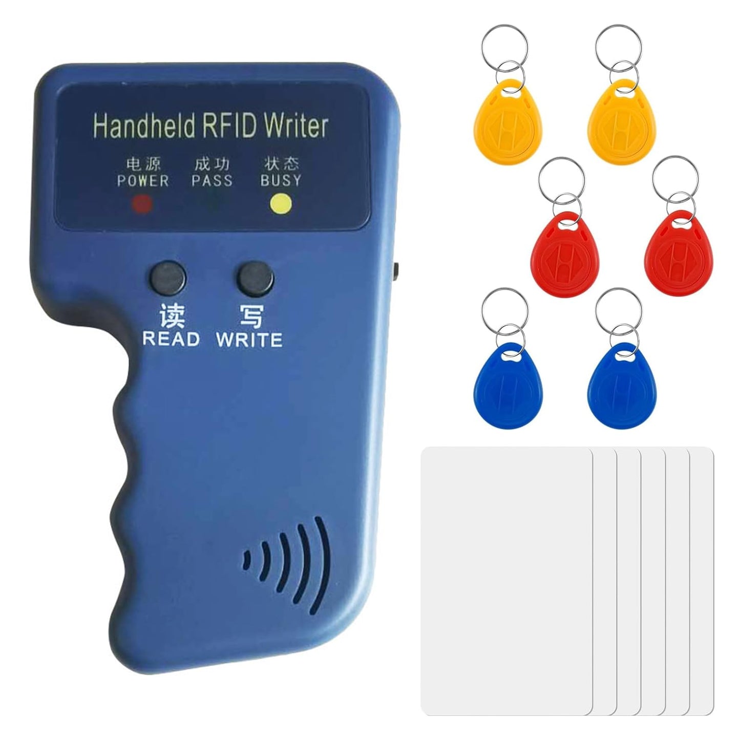 Portable RFID Duplicator for T5577 Cards Multicolour External Memory Card DEMO